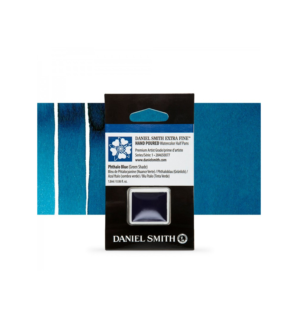 ACQUERELLO DANIEL SMITH ½ GODET SERIE 1 PHTHALO BLUE GS N° 077