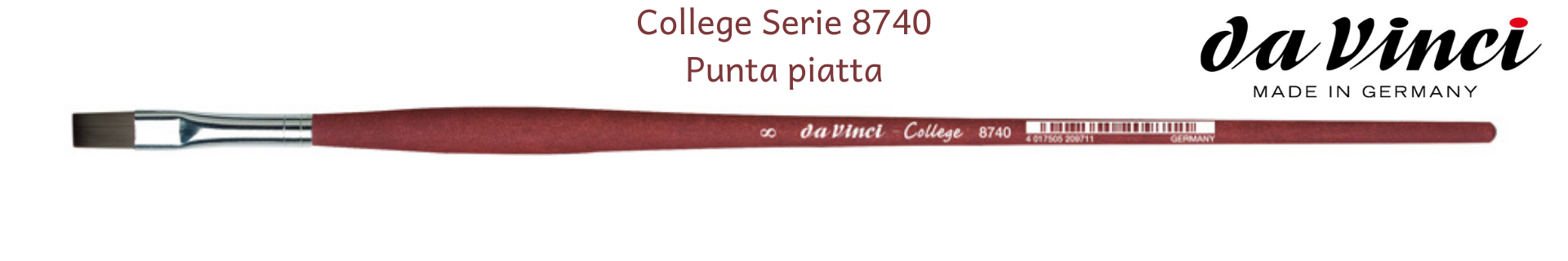 Pennelli Da Vinci COLLEGE 8740 Piatto